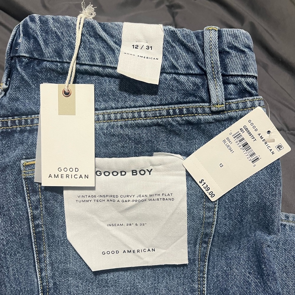 NWT Good Boy Good American Jeans